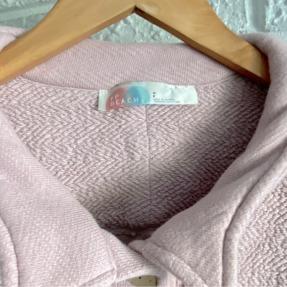 Free People Rowan Henley Sweatshirt Size S - Picture 7 of 10